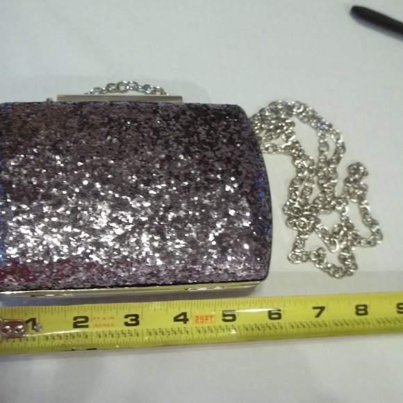 Glint Pink Party Dance Glitter Purse Handbag - Picture 9 of 10